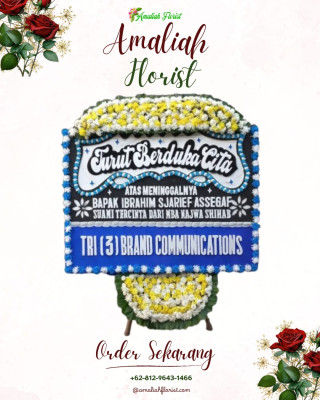 Papan Bunga Duka di Kakas Barat