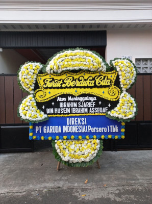 Papan Bunga Duka di Kakas Barat